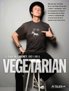 I am Paul McCartney and I am a Vegetarian - PETA