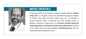 Michael Greger, MD - Advisory Board, Naked Food Magazine