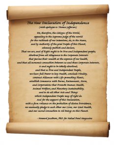 The New Declaration of Independence - Naked Food Magazine