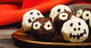 Halloween Mummy Truffles, Plant-based, vegan | Naked Food Magazine